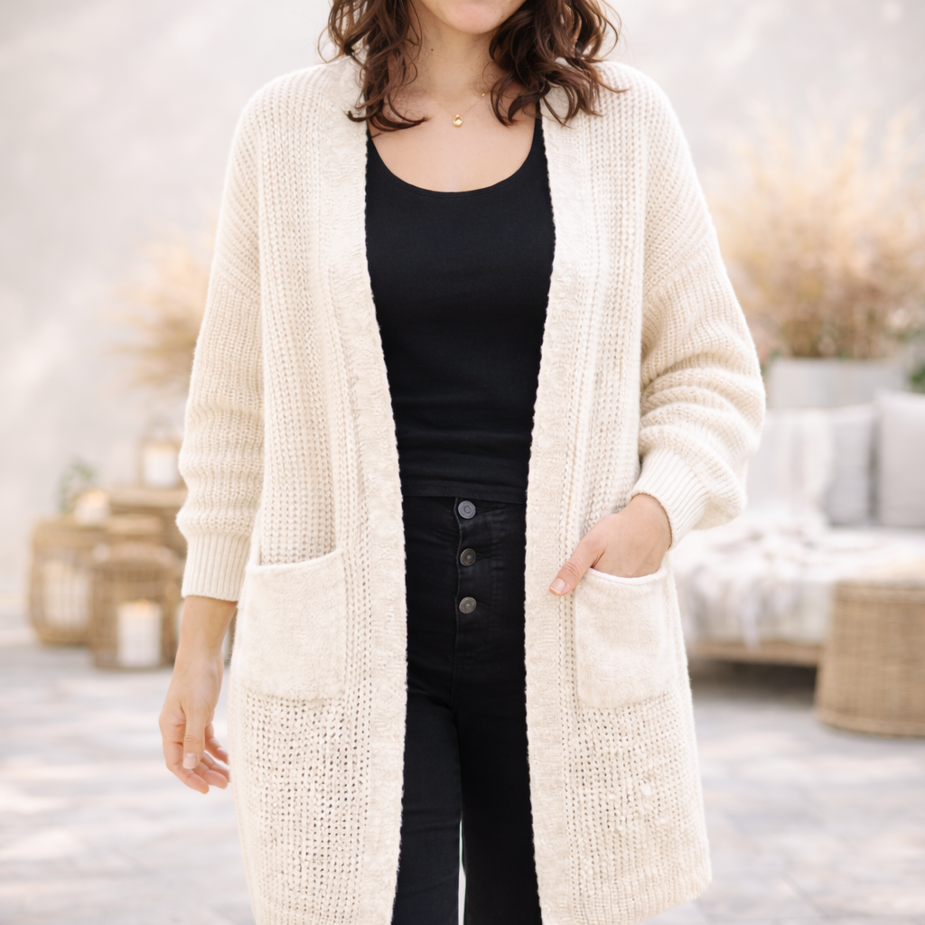 Gilet mi-long ANGELE