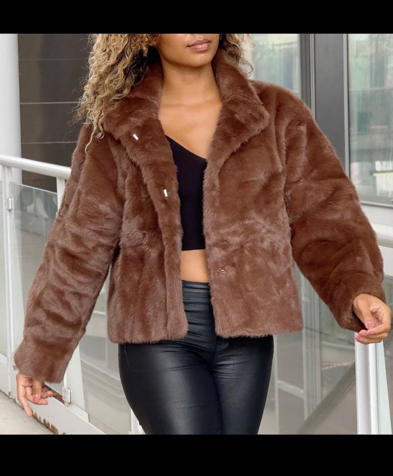 Veste fourrure COCOON