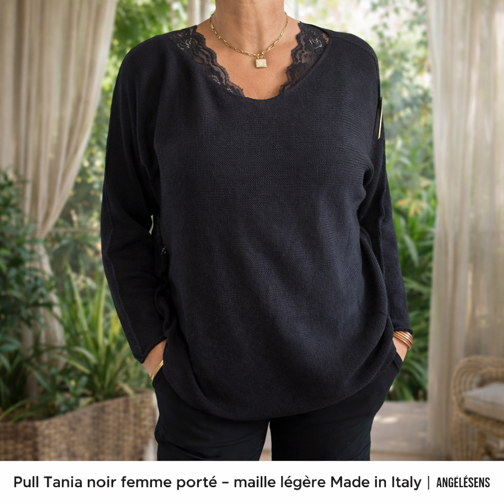 Pull fines mailles blanc ZOLA