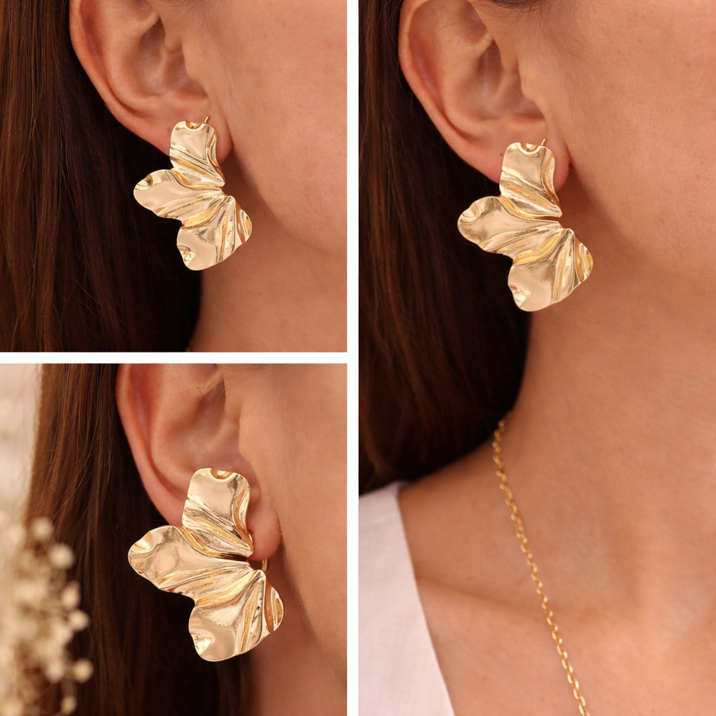 Boucles d'oreilles GINKGO