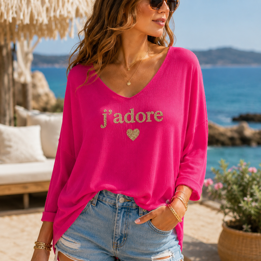 Pull fin J'ADORE
