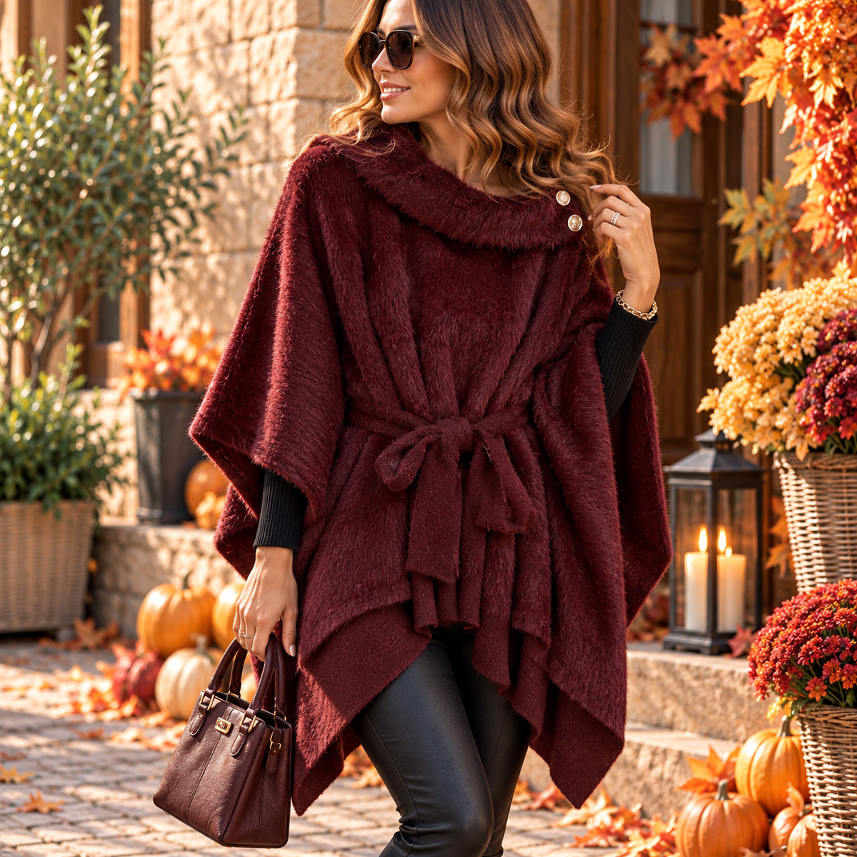 Poncho CORALIE
