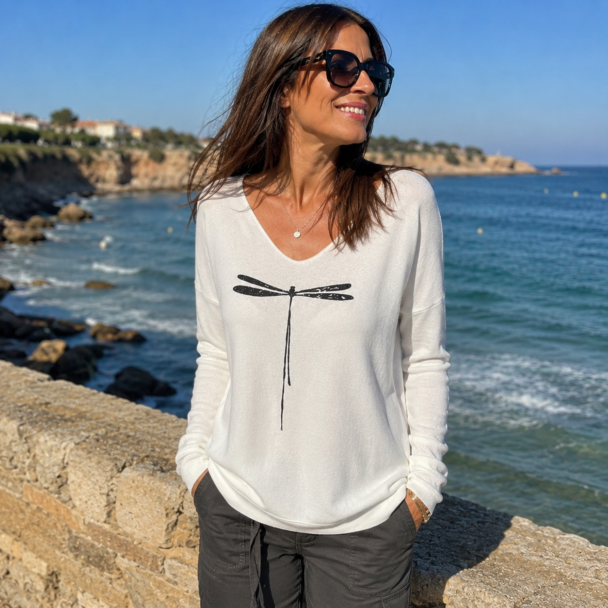 PULL LIBELLULE