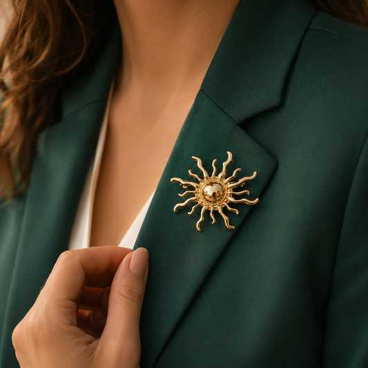 Broche Soleil