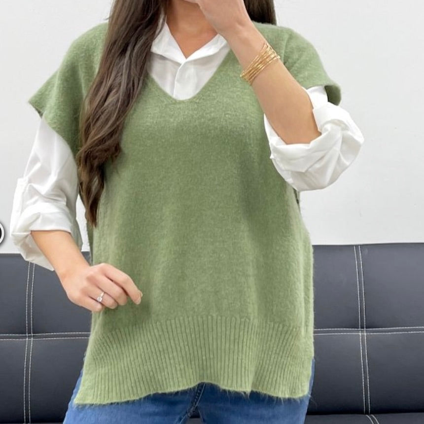 Pull sans manches SOFTY - La boutique ANGÈLÉSENS