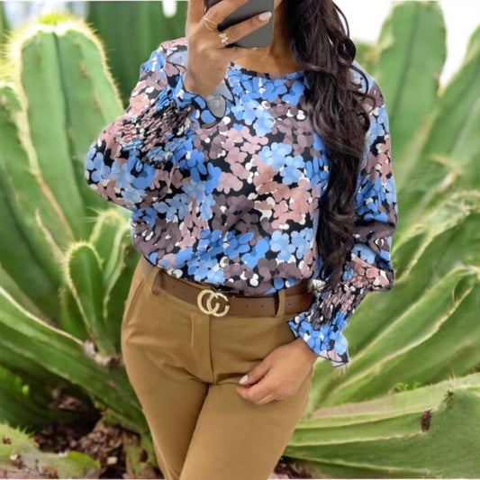 Blouse FLORALE - La boutique ANGÈLÉSENS