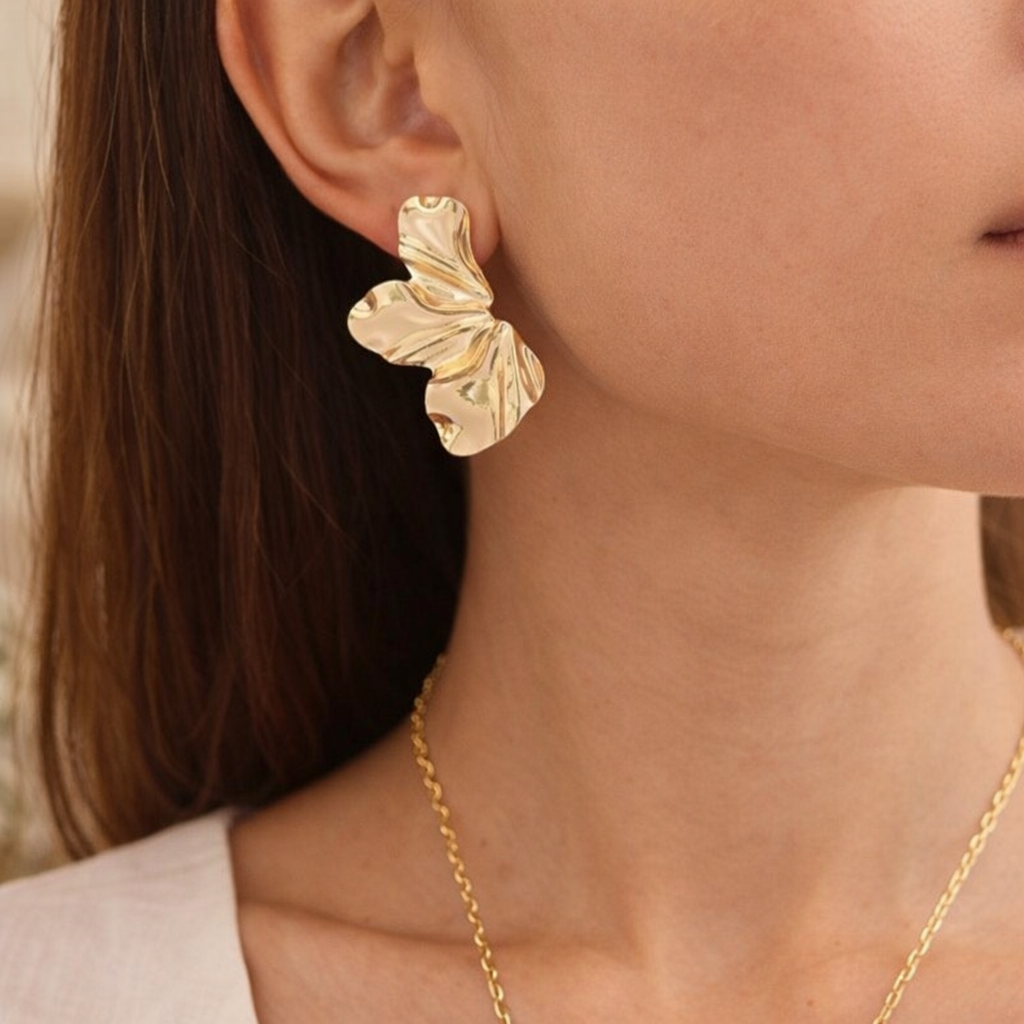 Boucles d'oreilles GINKGO
