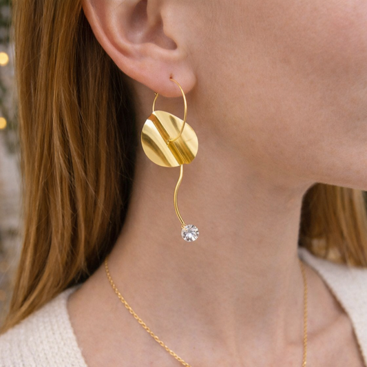 boucles d'oreilles femme acier inoxydable