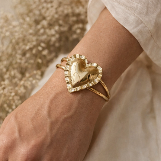 Bracelet jonc AMORA OR