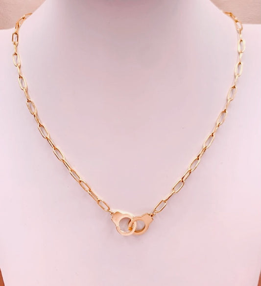 Collier menottes LINA - La boutique ANGÈLÉSENS