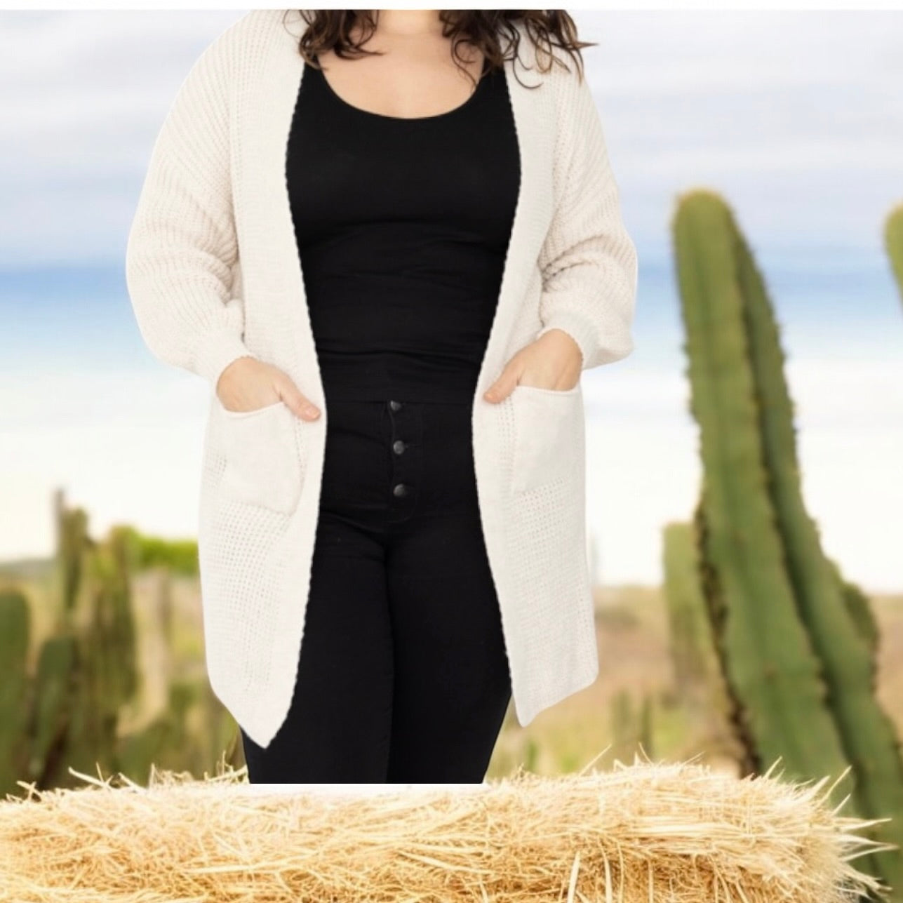 Gilet mi-long ANGELE