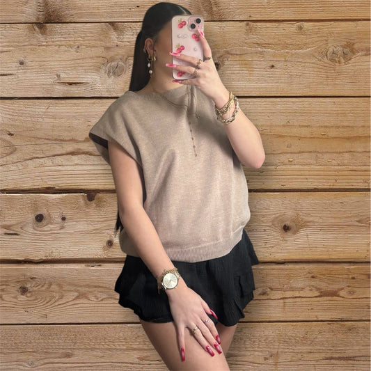 Pull sans manches DIANA - La boutique ANGÈLÉSENS