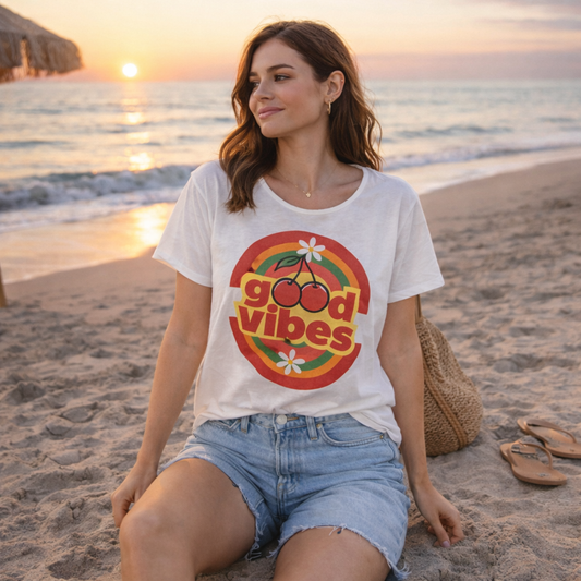 Tee-shirt GOOD VIBES